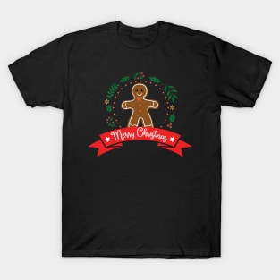 Merry Christmas gingerbread man T-Shirt